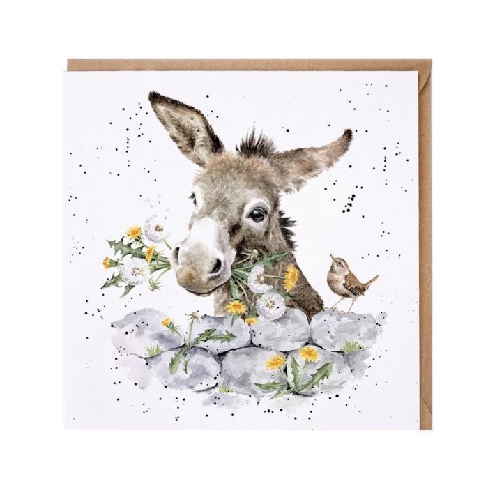 Wrendale Designs 'Fine and Dandy' Donkey Card